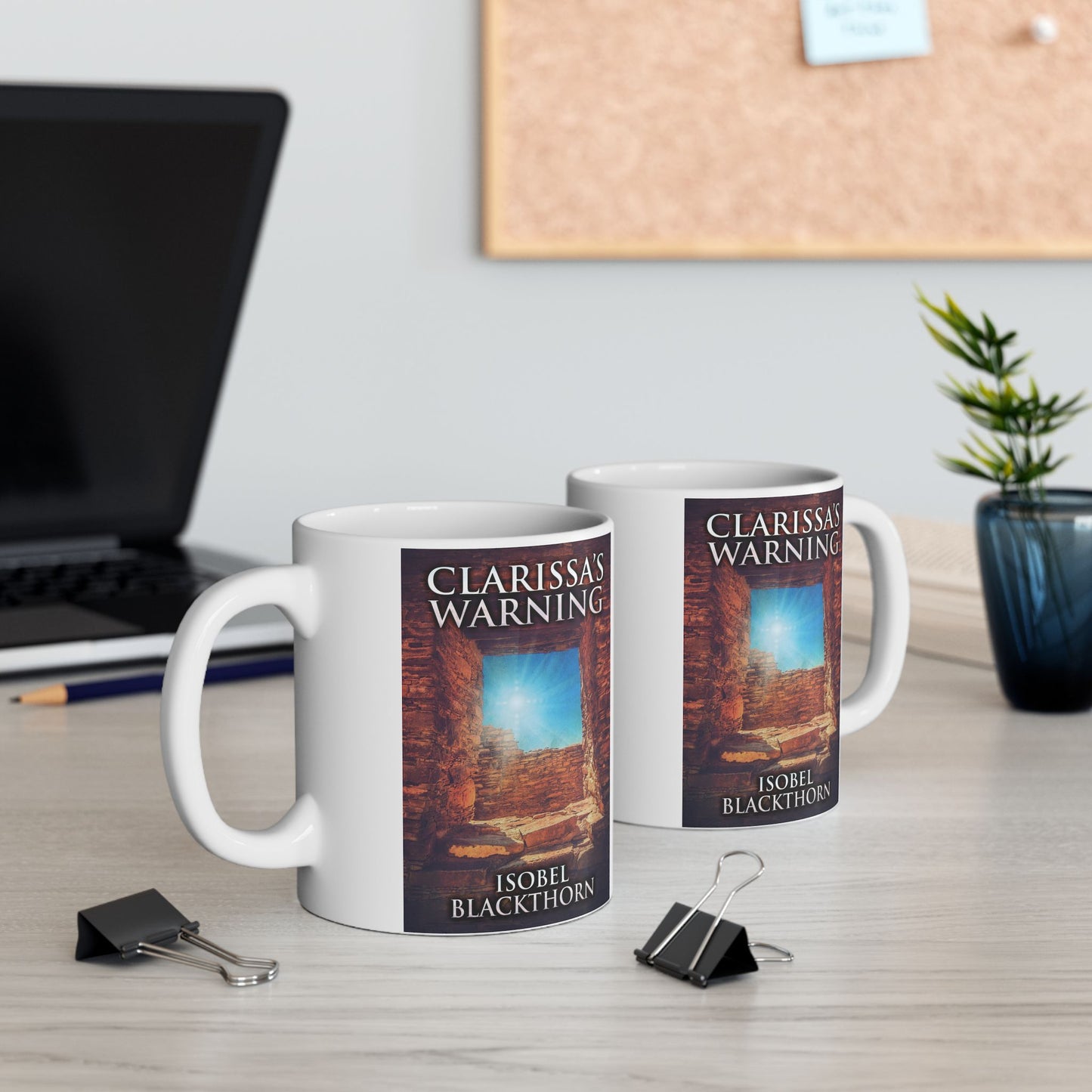 Clarissa's Warning - White Coffee Mug