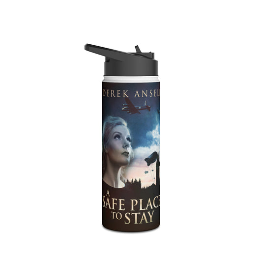 A Safe Place To Stay - Stainless Steel Water Bottle