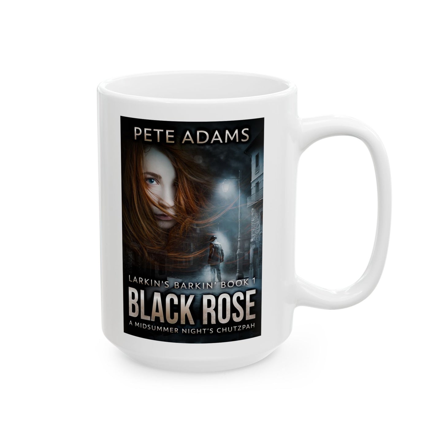 Black Rose - White Coffee Mug