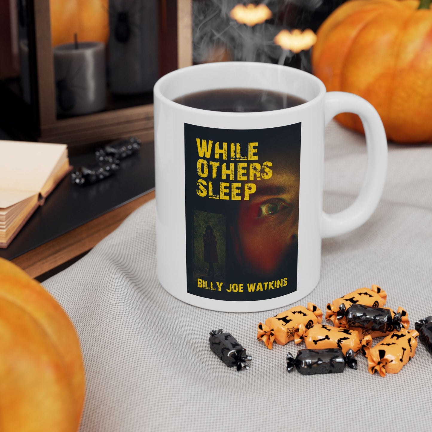 While Others Sleep - White Coffee Mug