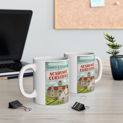 Academic Curveball - White Coffee Mug