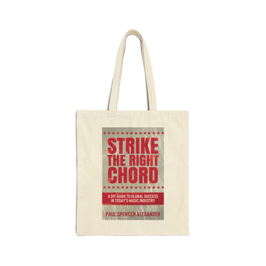 Strike The Right Chord - Cotton Canvas Tote Bag