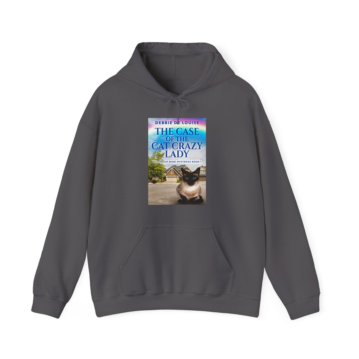 The Case Of The Cat Crazy Lady - Unisex Hooded Sweatshirt