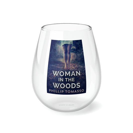 Woman in the Woods - Stemless Wine Glass, 11.75oz