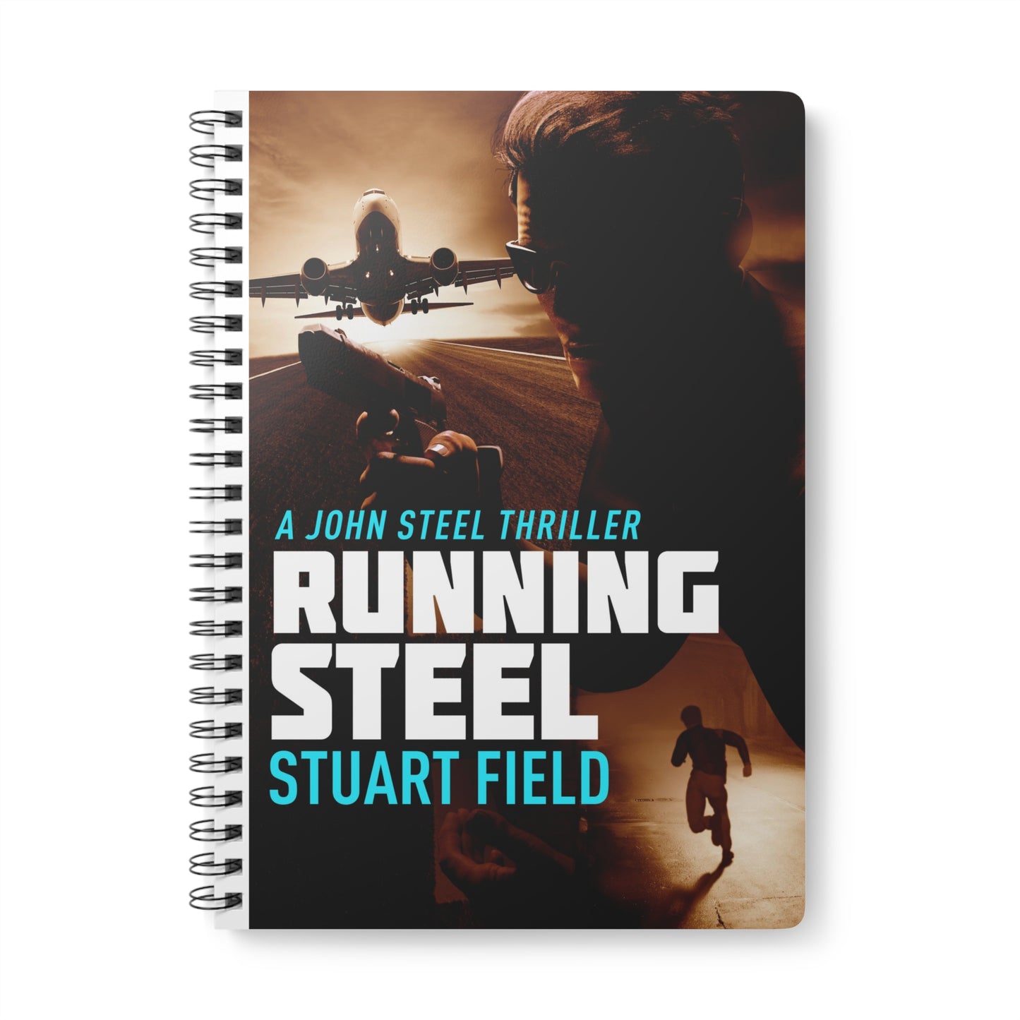 Running Steel - A5 Wirebound Notebook