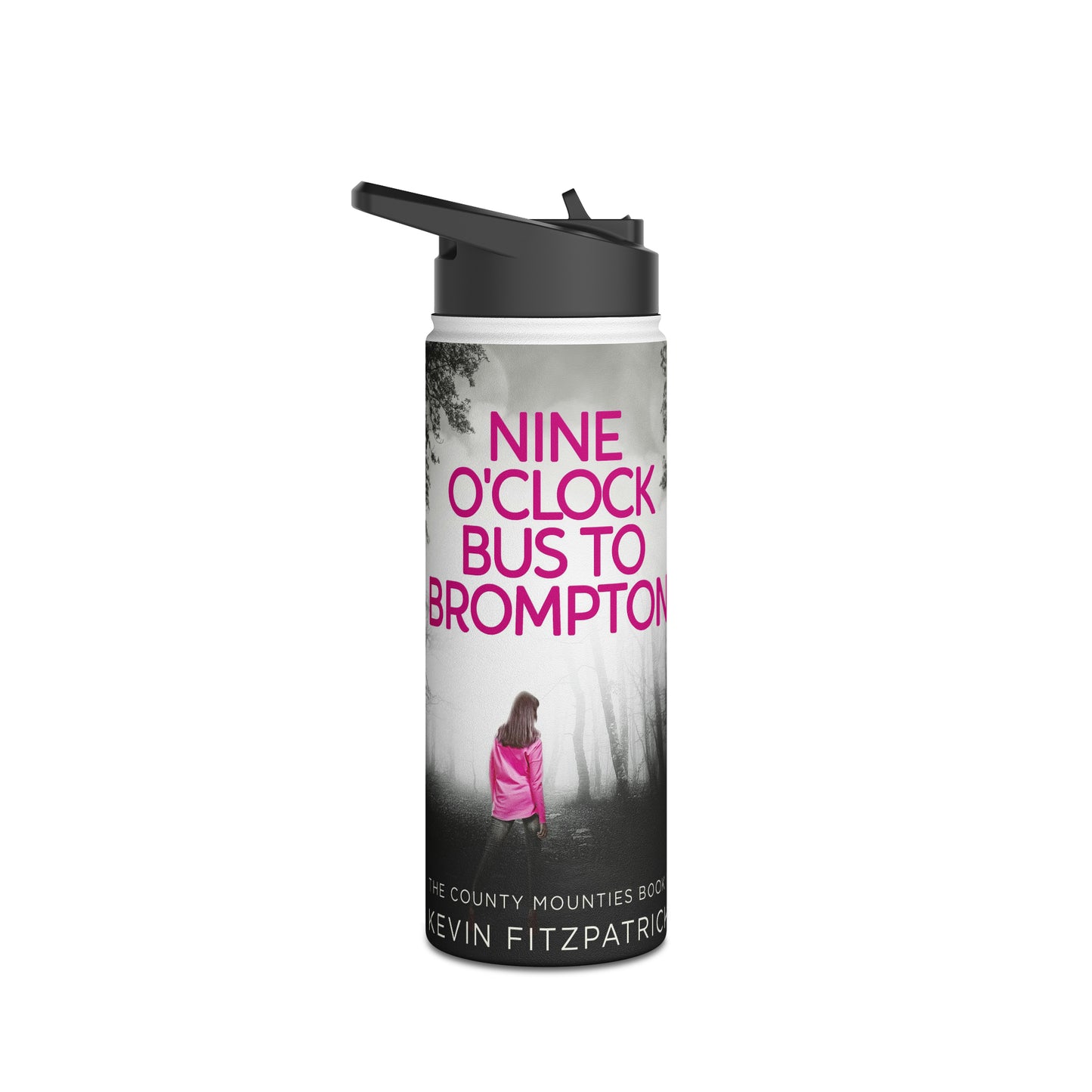 Nine O'Clock Bus To Brompton - Stainless Steel Water Bottle