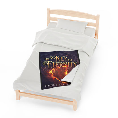The Key To Eternity - Velveteen Plush Blanket
