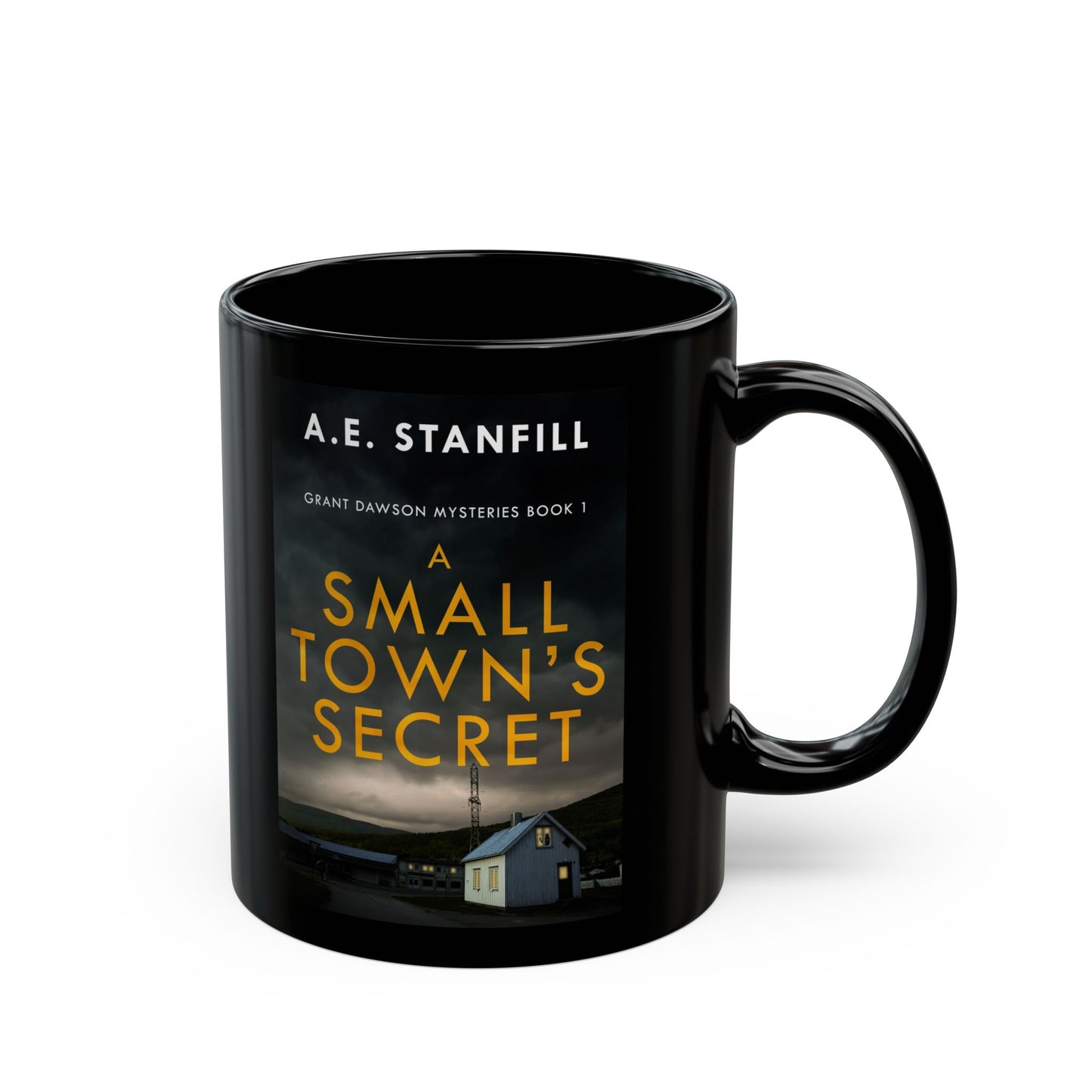 A Small Town's Secret - Black Coffee Mug