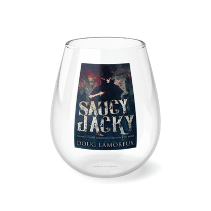 Saucy Jacky - Stemless Wine Glass, 11.75oz