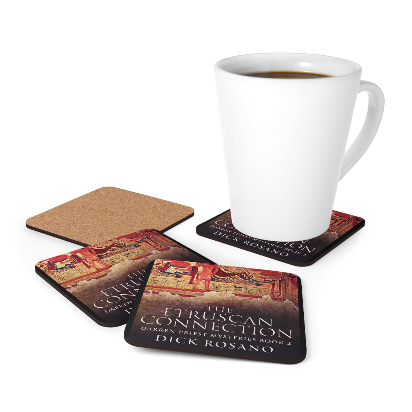 The Etruscan Connection - Corkwood Coaster Set