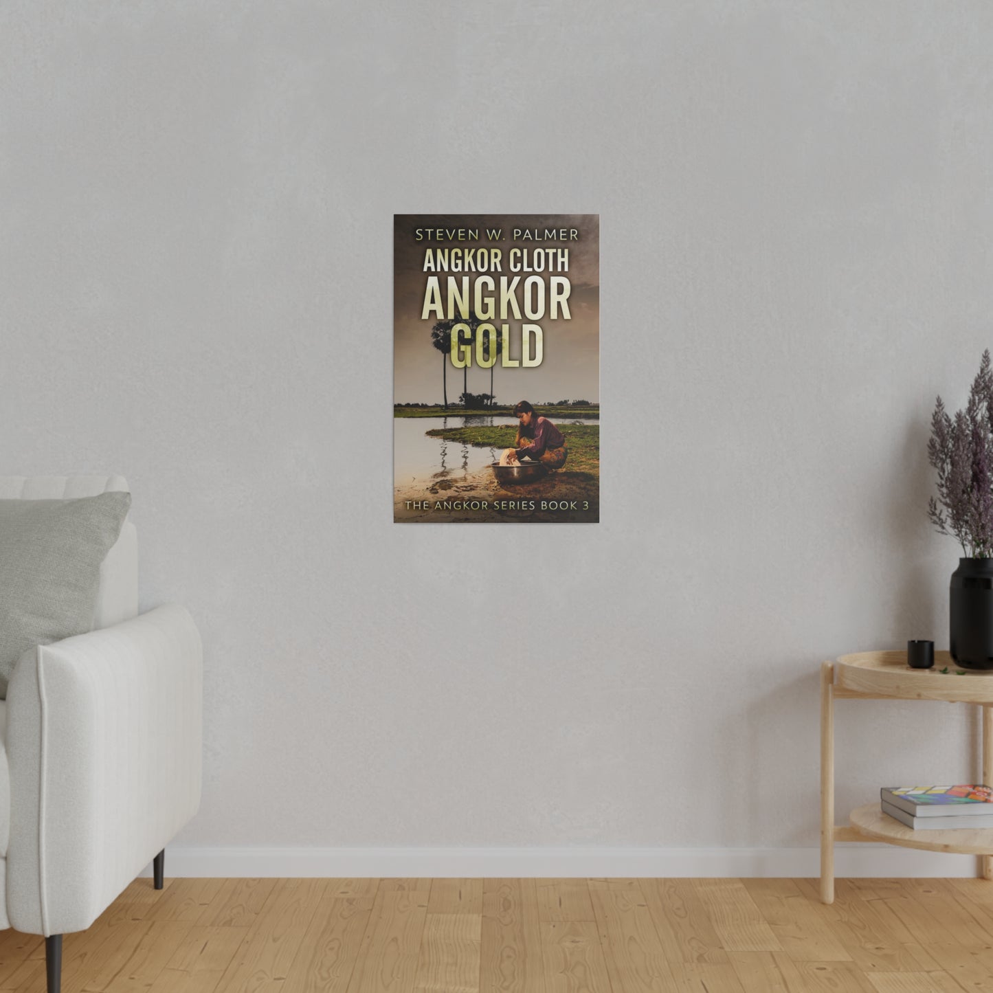 Angkor Cloth, Angkor Gold - Canvas