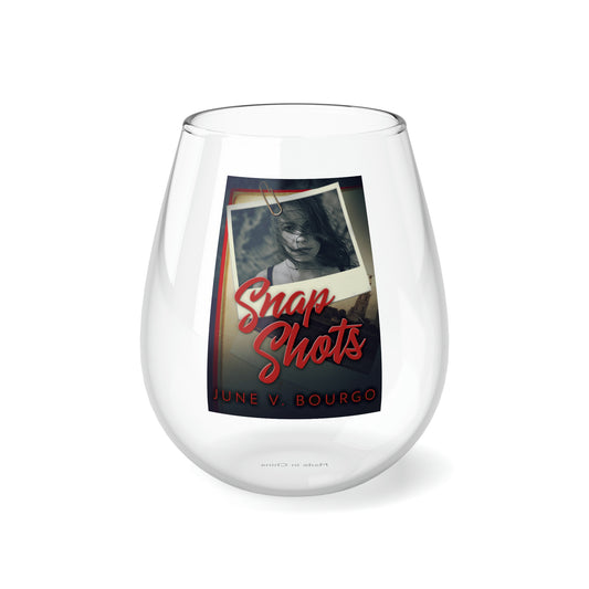 Snap Shots - Stemless Wine Glass, 11.75oz