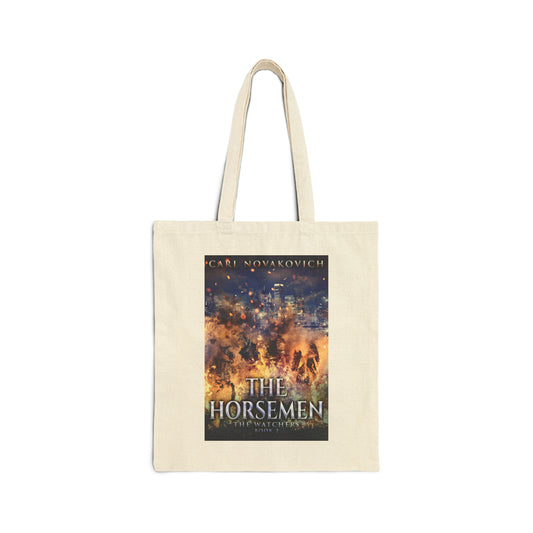 The Horsemen - Cotton Canvas Tote Bag
