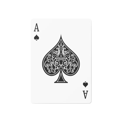 A Man's Face - Poker Cards