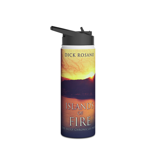 Islands Of Fire - Stainless Steel Water Bottle