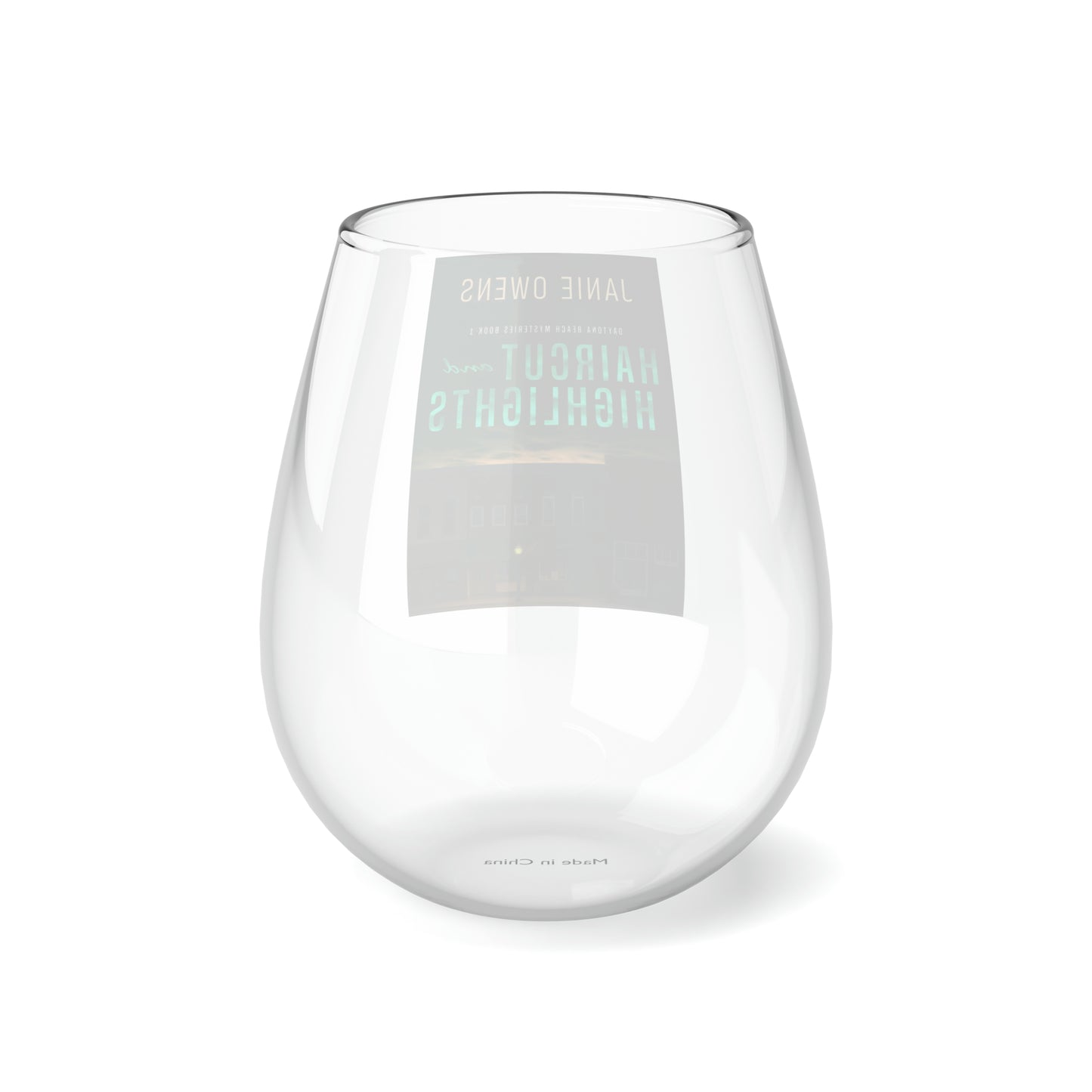 Haircut and Highlights - Stemless Wine Glass, 11.75oz