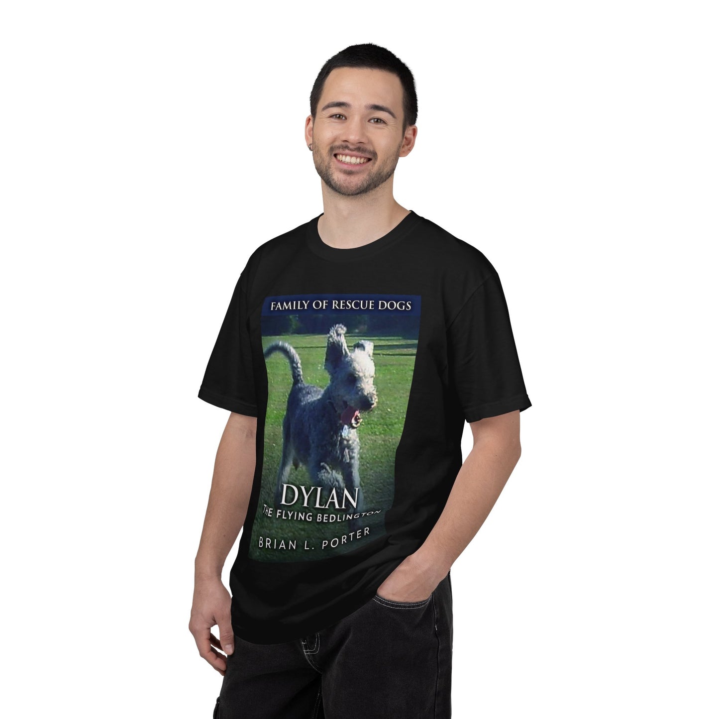 Dylan - The Flying Bedlington - Unisex T-Shirt