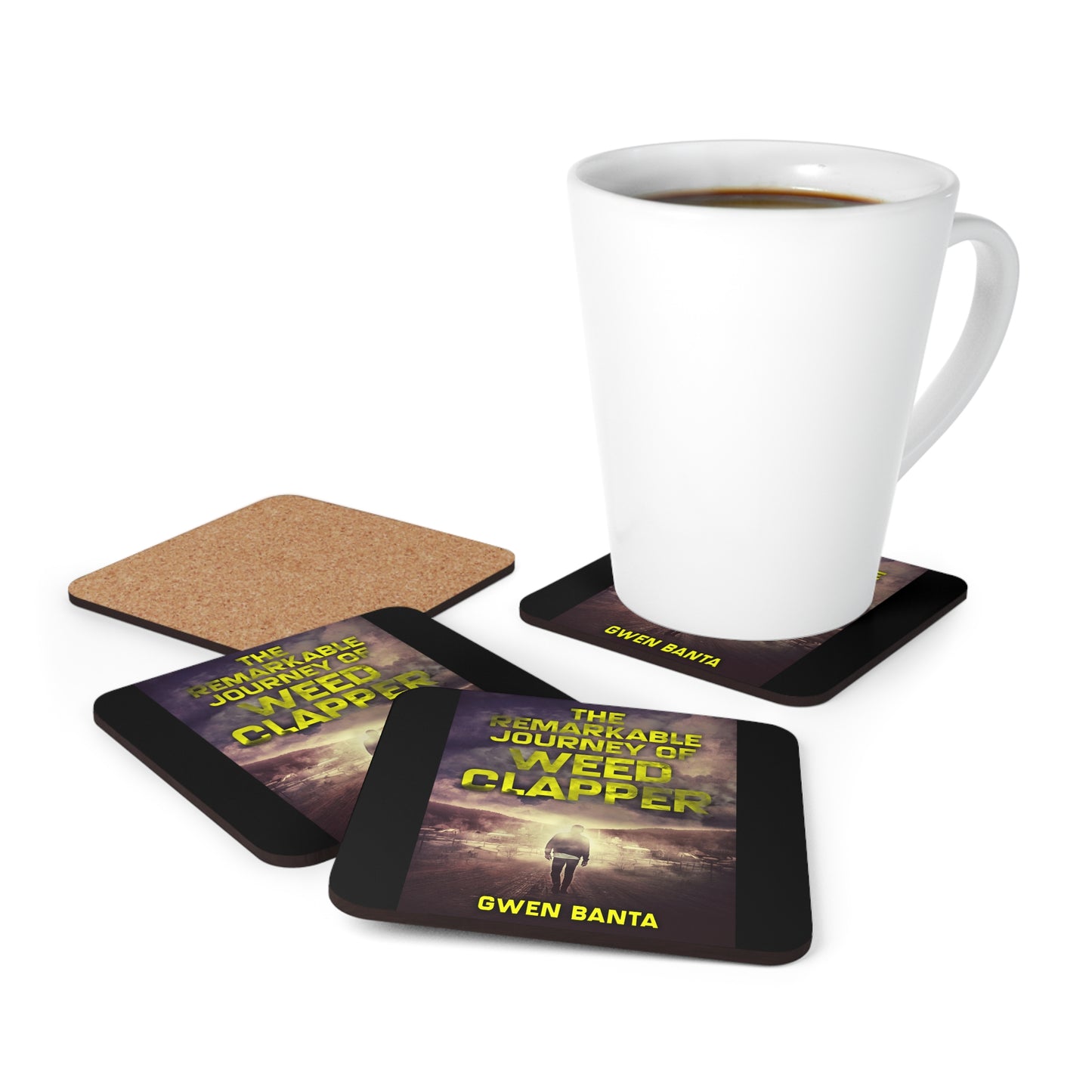 The Remarkable Journey Of Weed Clapper - Corkwood Coaster Set