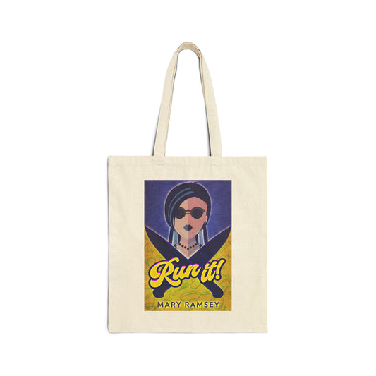 Run It! - Cotton Canvas Tote Bag