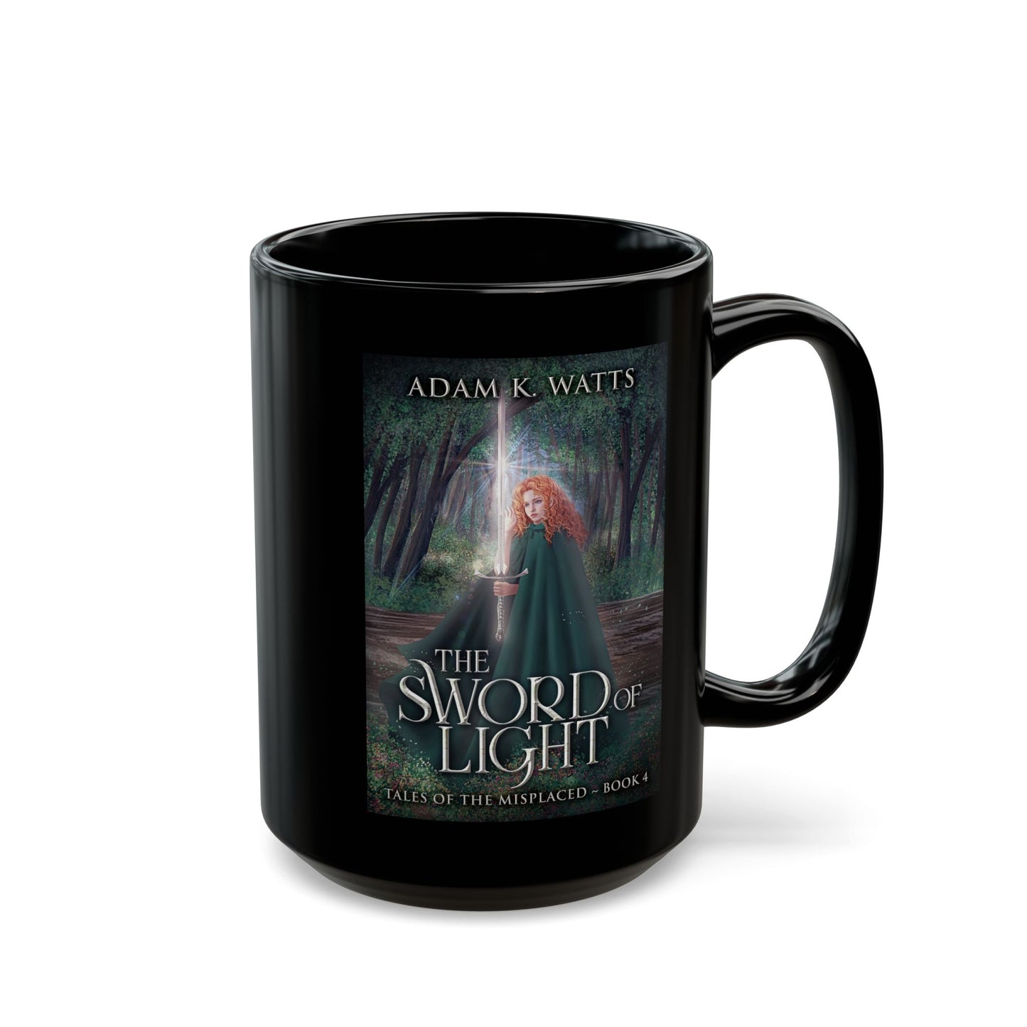The Sword of Light - Black Coffee Mug