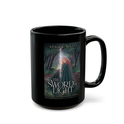 The Sword of Light - Black Coffee Mug
