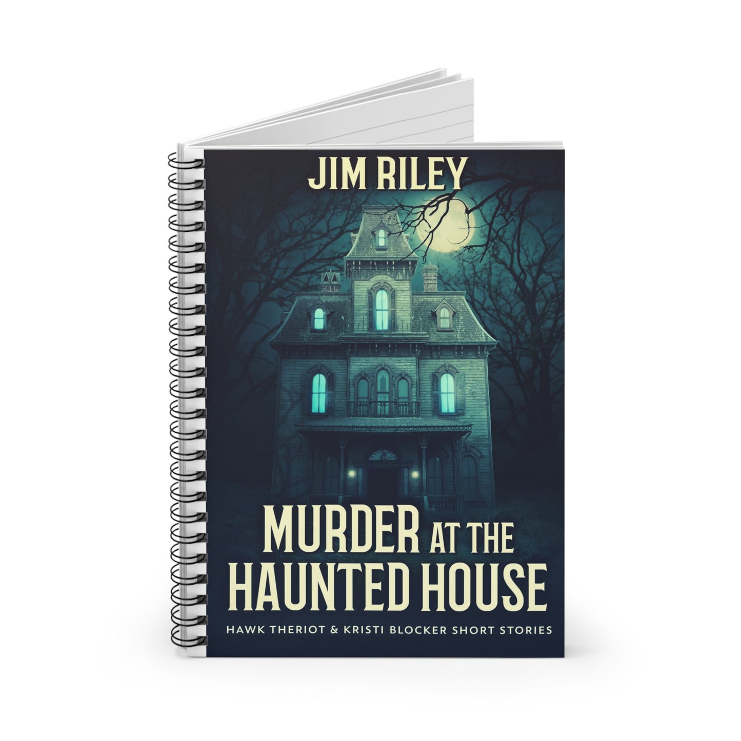 Murder at the Haunted House - Spiral Notebook