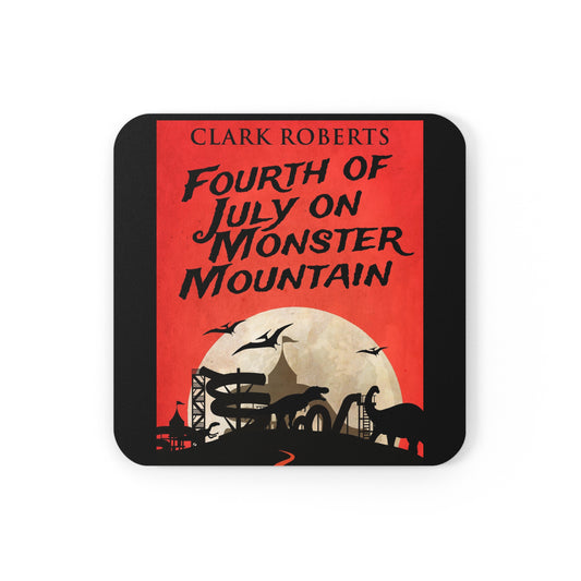 Fourth of July on Monster Mountain - Corkwood Coaster Set