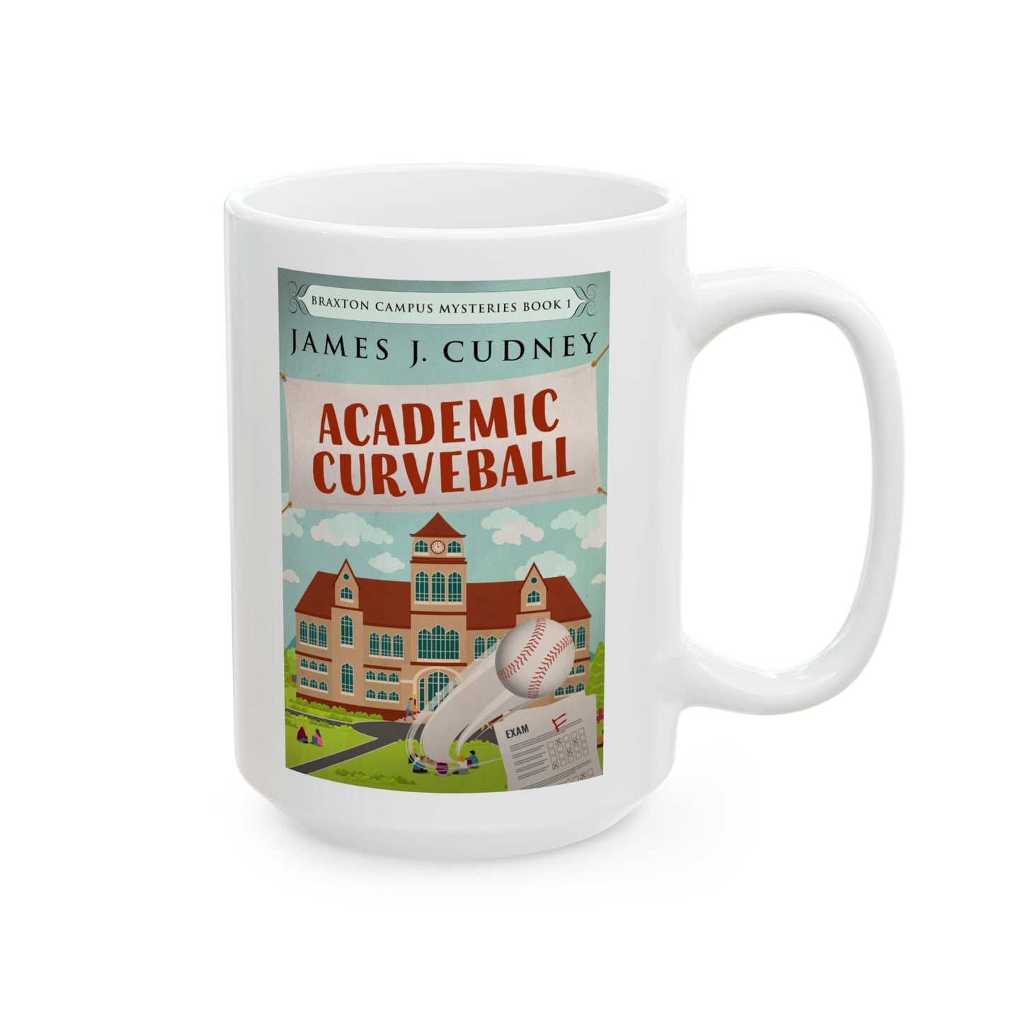 Academic Curveball - White Coffee Mug