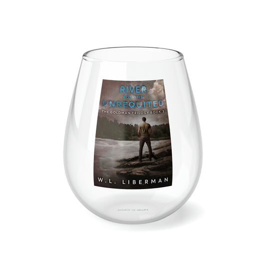 River for the Unrequited - Stemless Wine Glass, 11.75oz