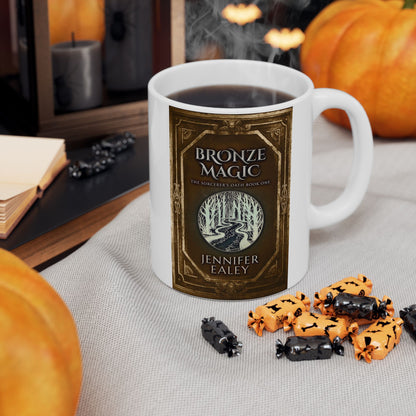 Bronze Magic - White Coffee Mug