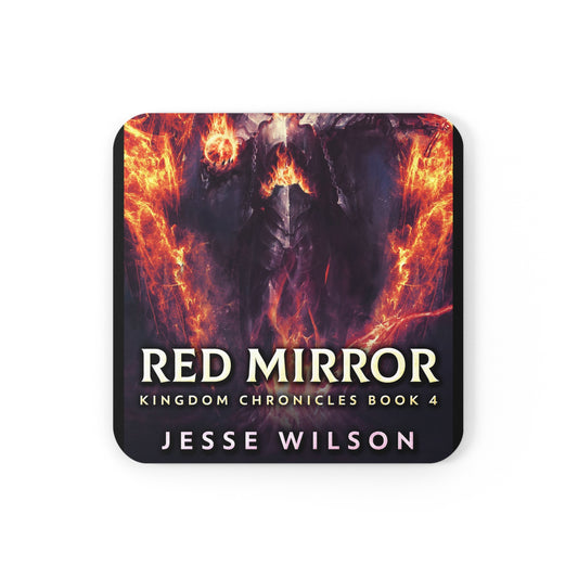 Red Mirror - Corkwood Coaster Set