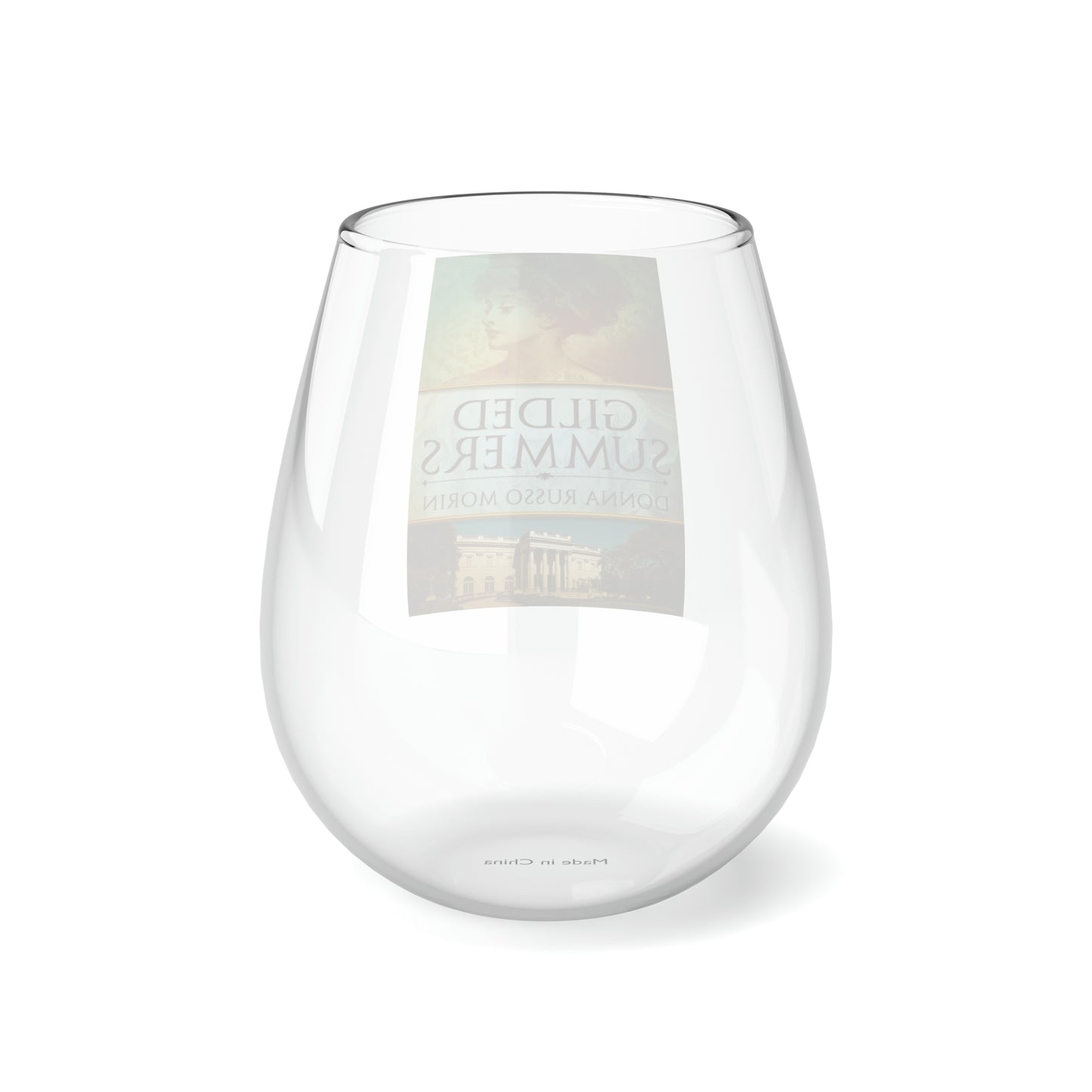 Gilded Summers - Stemless Wine Glass, 11.75oz