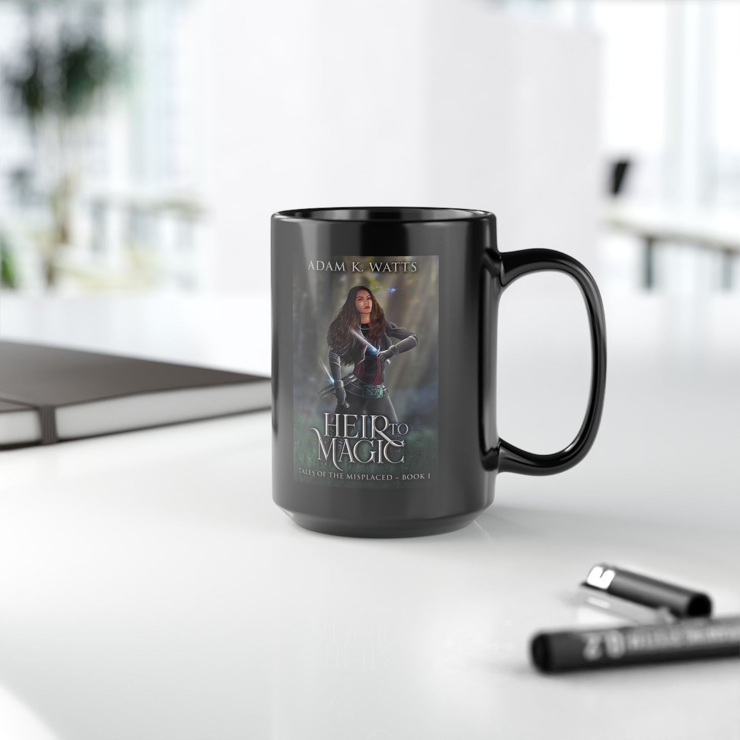 Heir To Magic - Black Coffee Mug