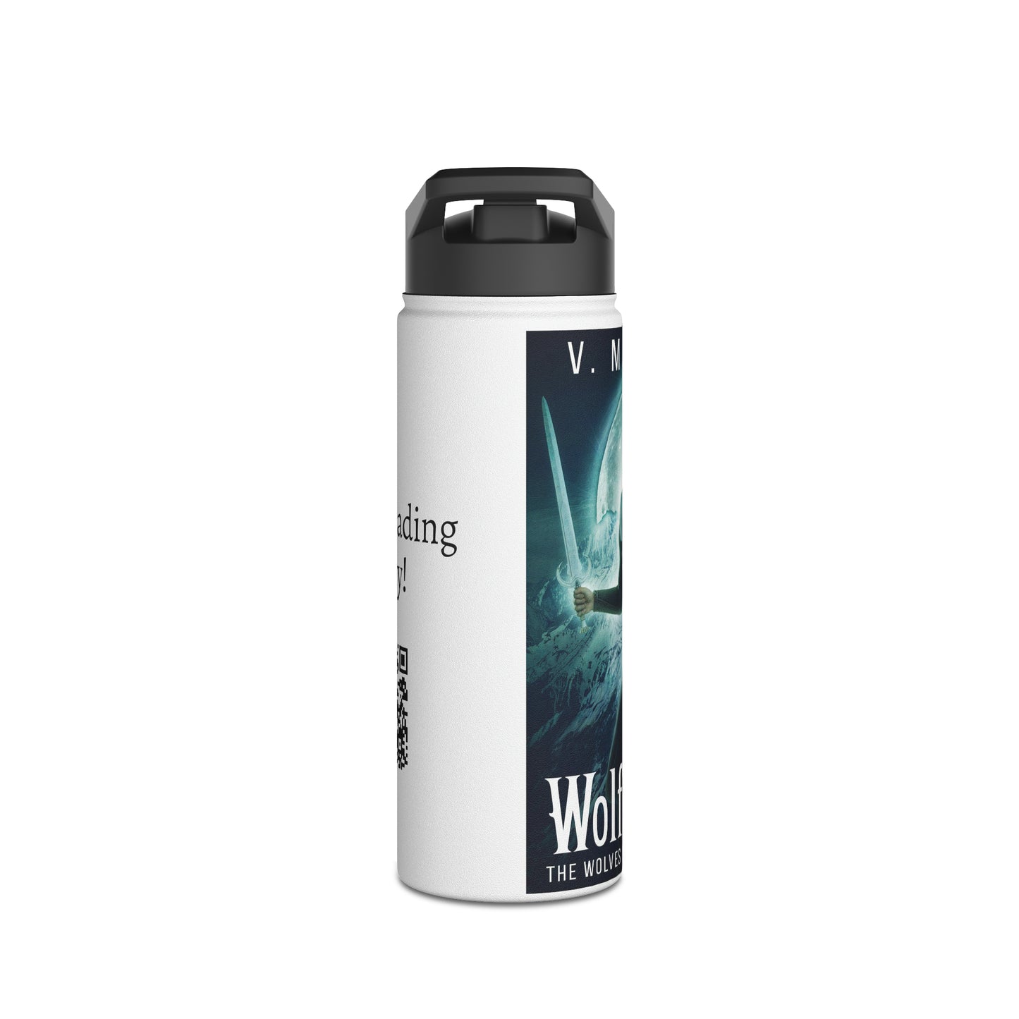 Wolf Moon - Stainless Steel Water Bottle