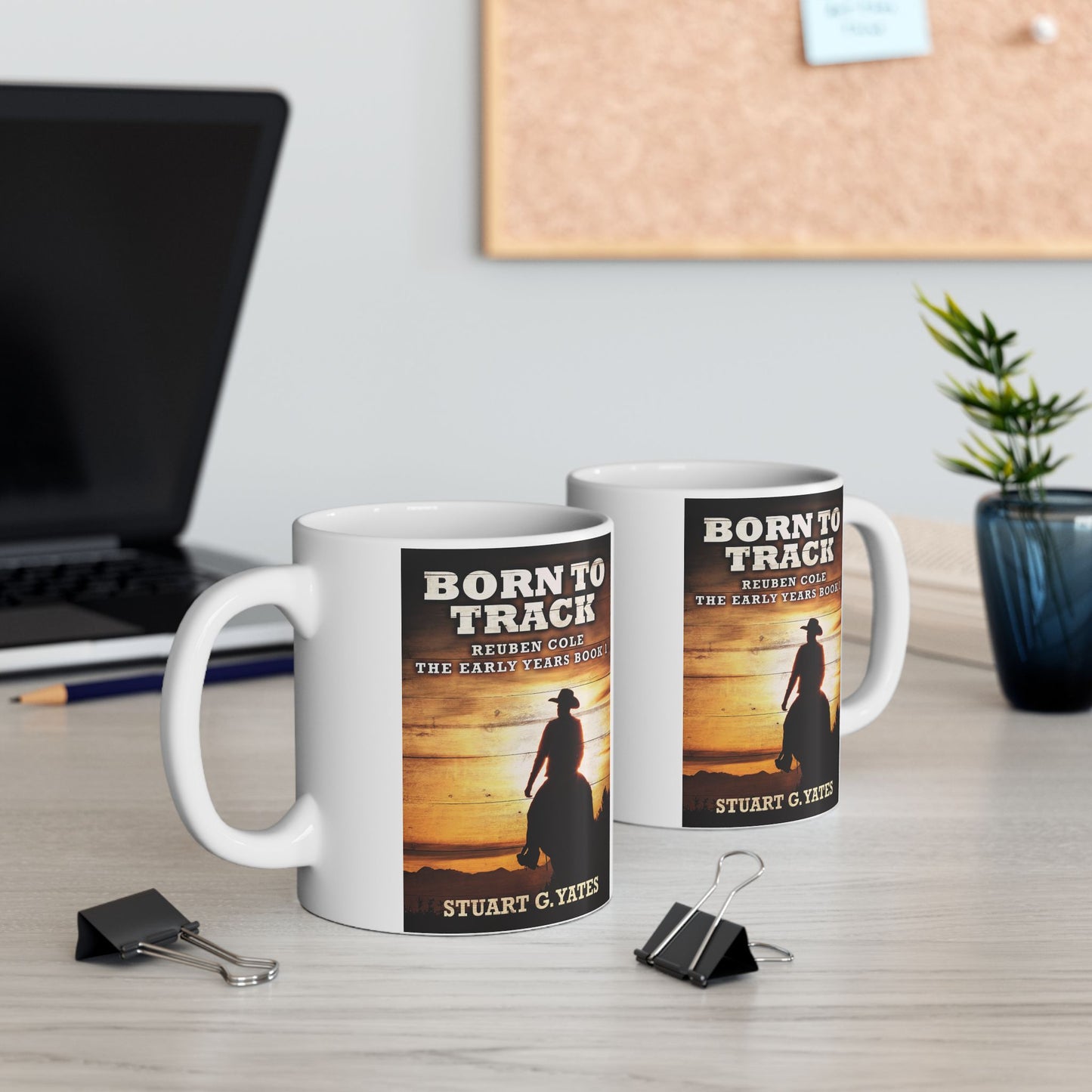 Born To Track - White Coffee Mug