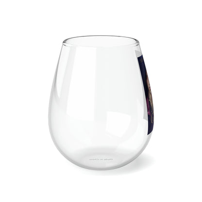 Night Games - Stemless Wine Glass, 11.75oz