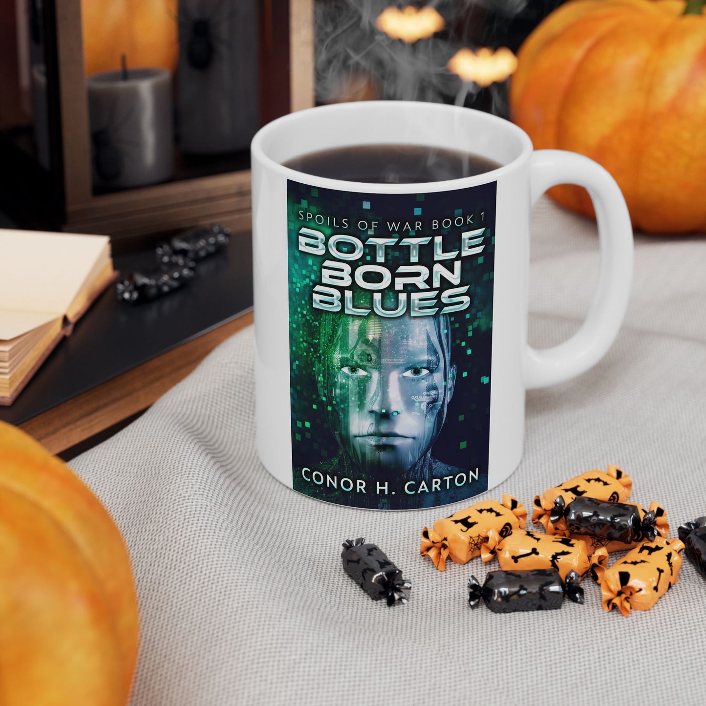 Bottle Born Blues - White Coffee Mug