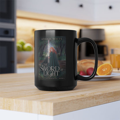 The Sword of Light - Black Coffee Mug