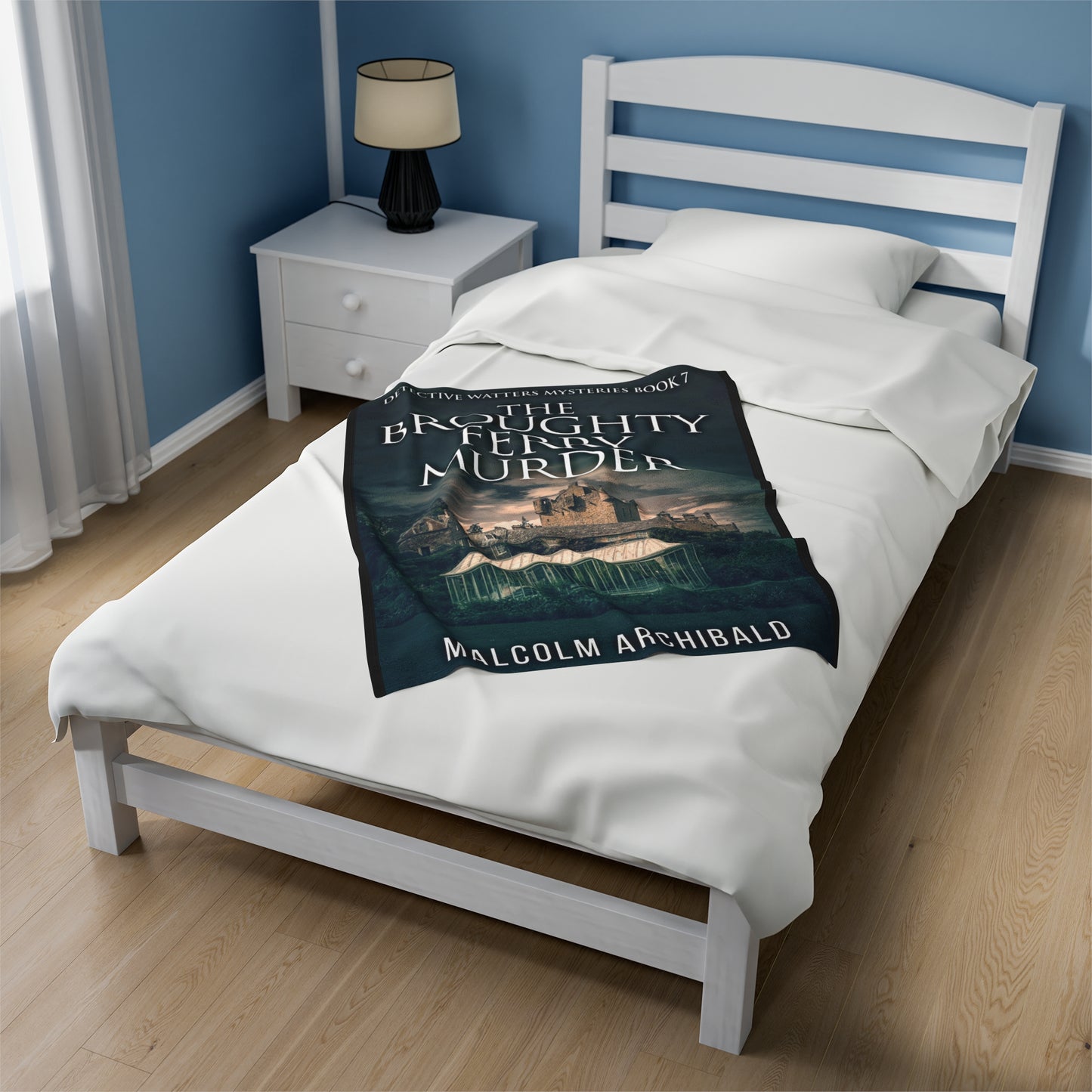 The Broughty Ferry Murder - Velveteen Plush Blanket