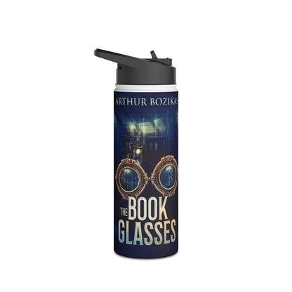 The Book Glasses - Stainless Steel Water Bottle