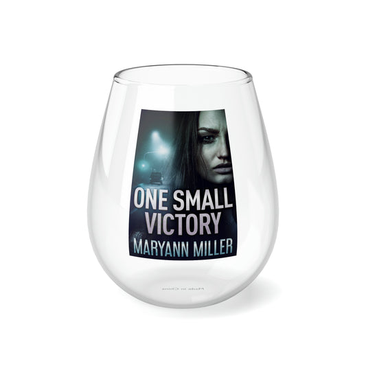 One Small Victory - Stemless Wine Glass, 11.75oz