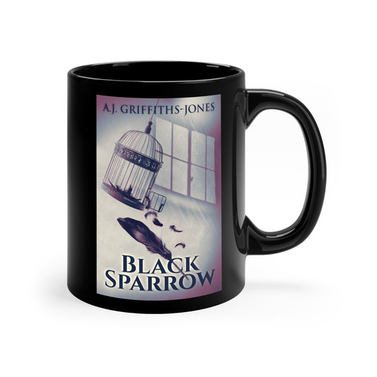 Black Sparrow - Black Coffee Mug