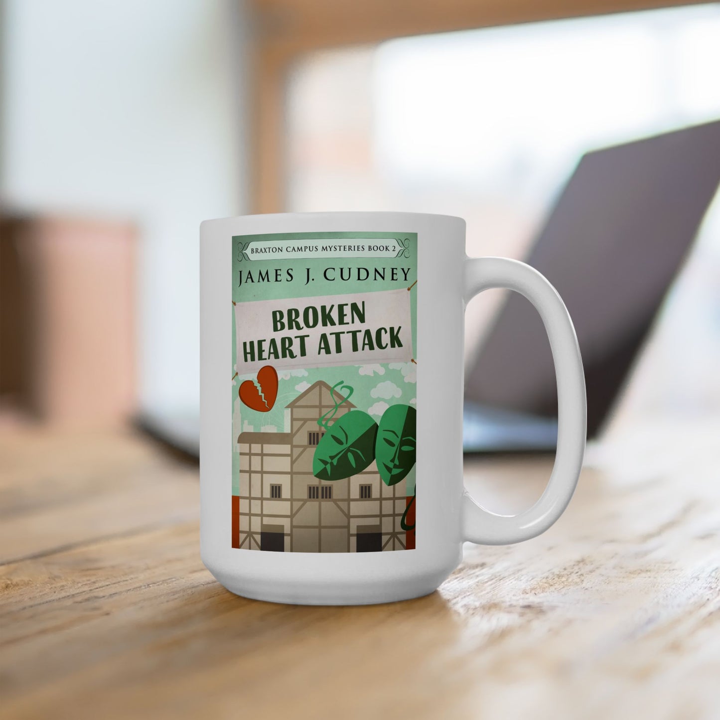 Broken Heart Attack - White Coffee Mug