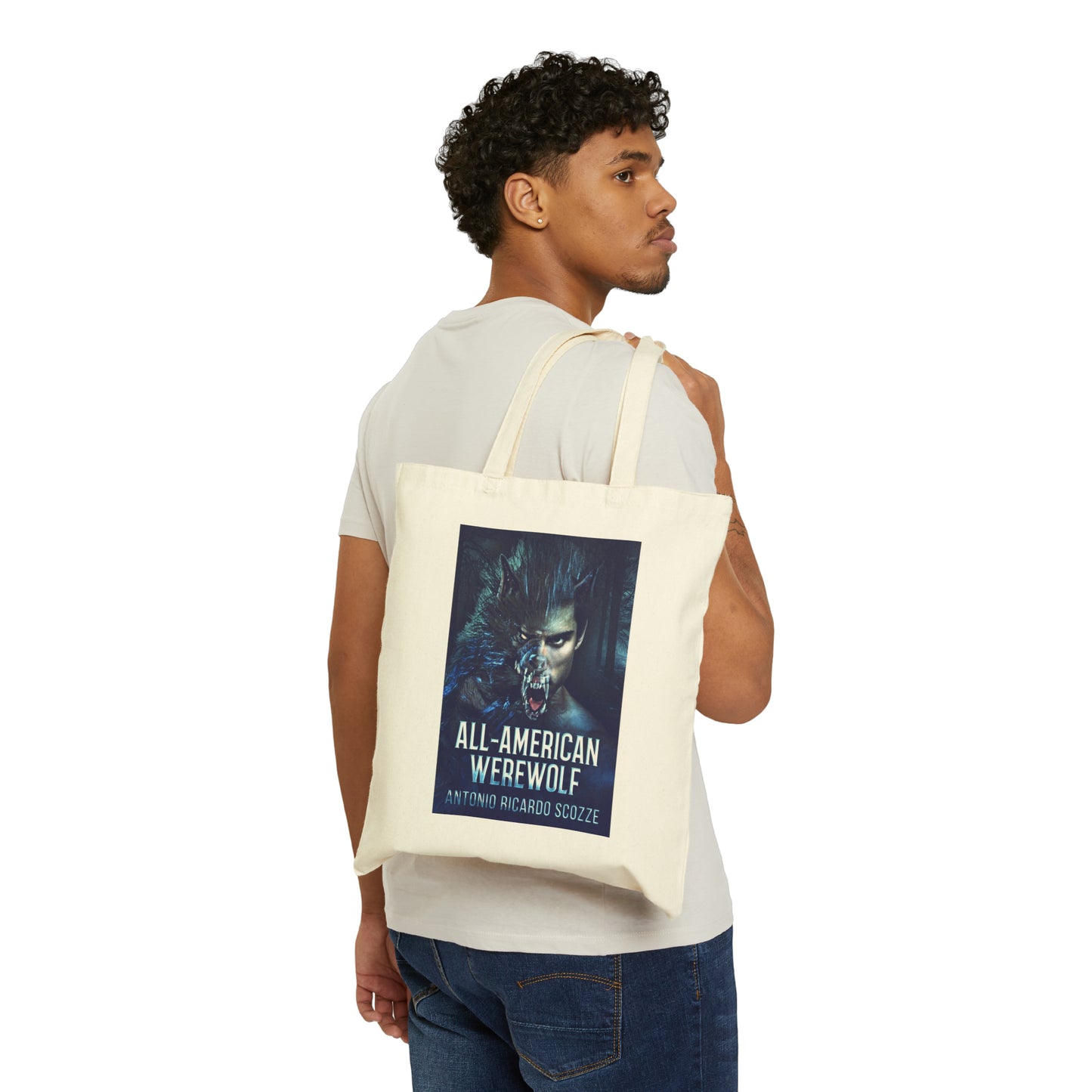 All-American Werewolf - Cotton Canvas Tote Bag
