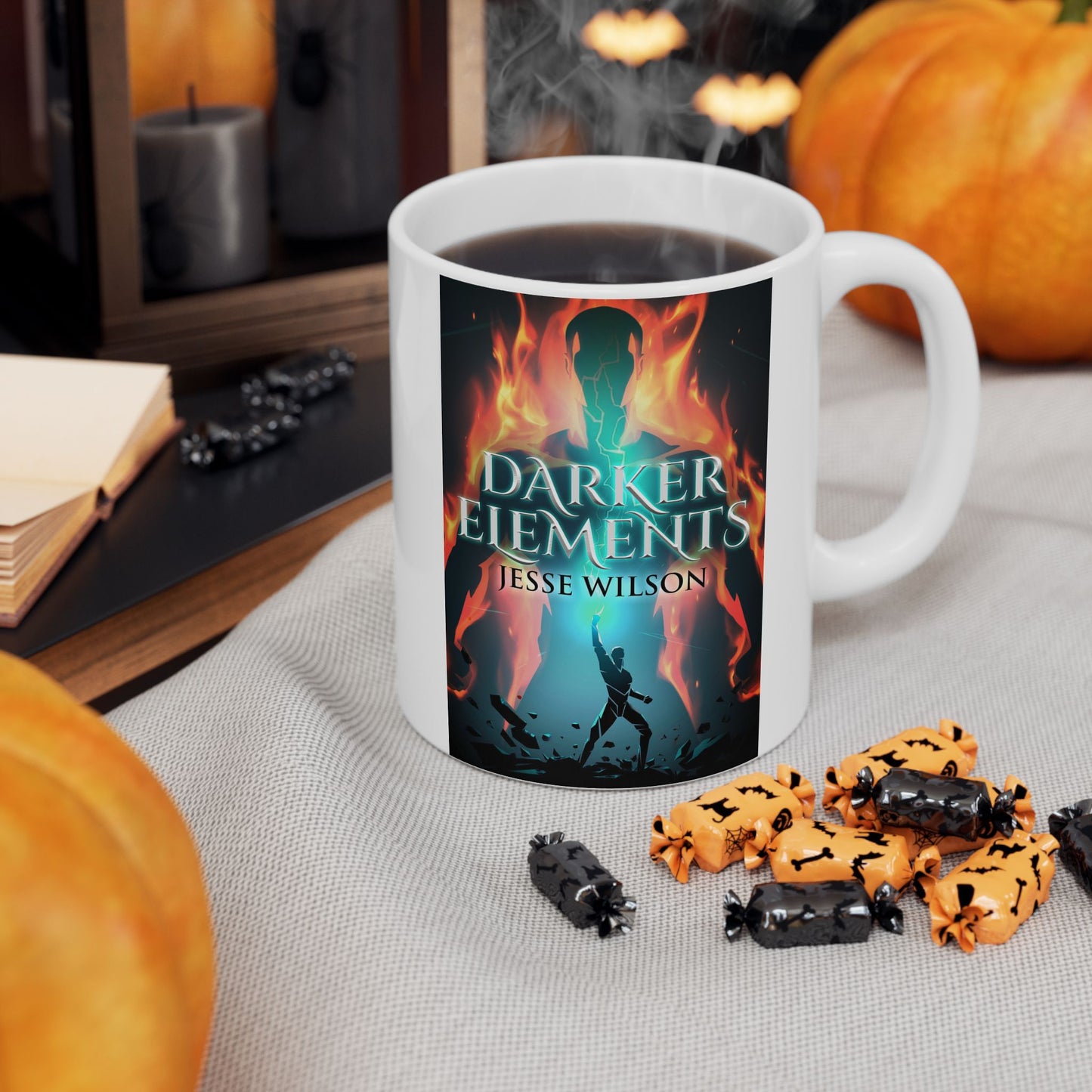 Darker Elements - White Coffee Mug