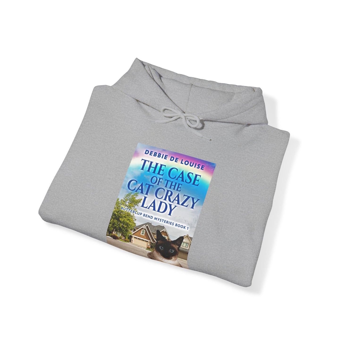 The Case Of The Cat Crazy Lady - Unisex Hooded Sweatshirt