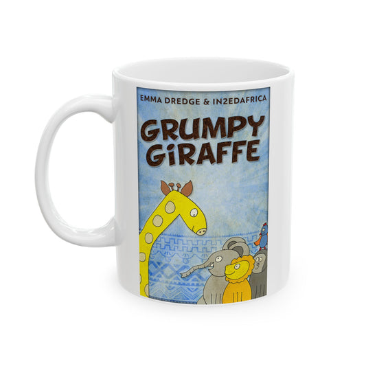 Grumpy Giraffe - White Coffee Mug