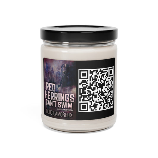 Red Herrings Can't Swim - Scented Soy Candle