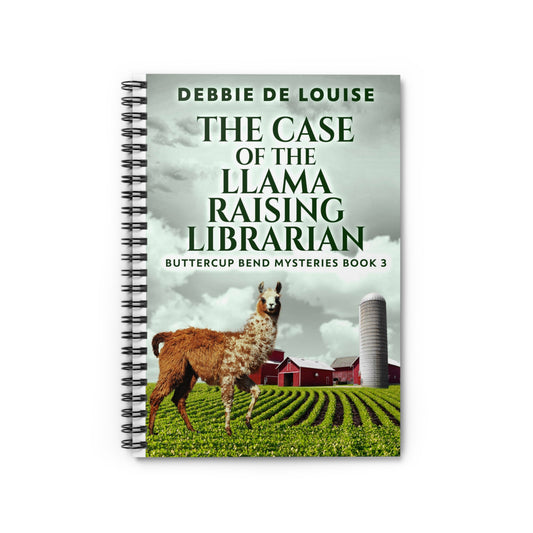 The Case of the Llama Raising Librarian - Spiral Notebook
