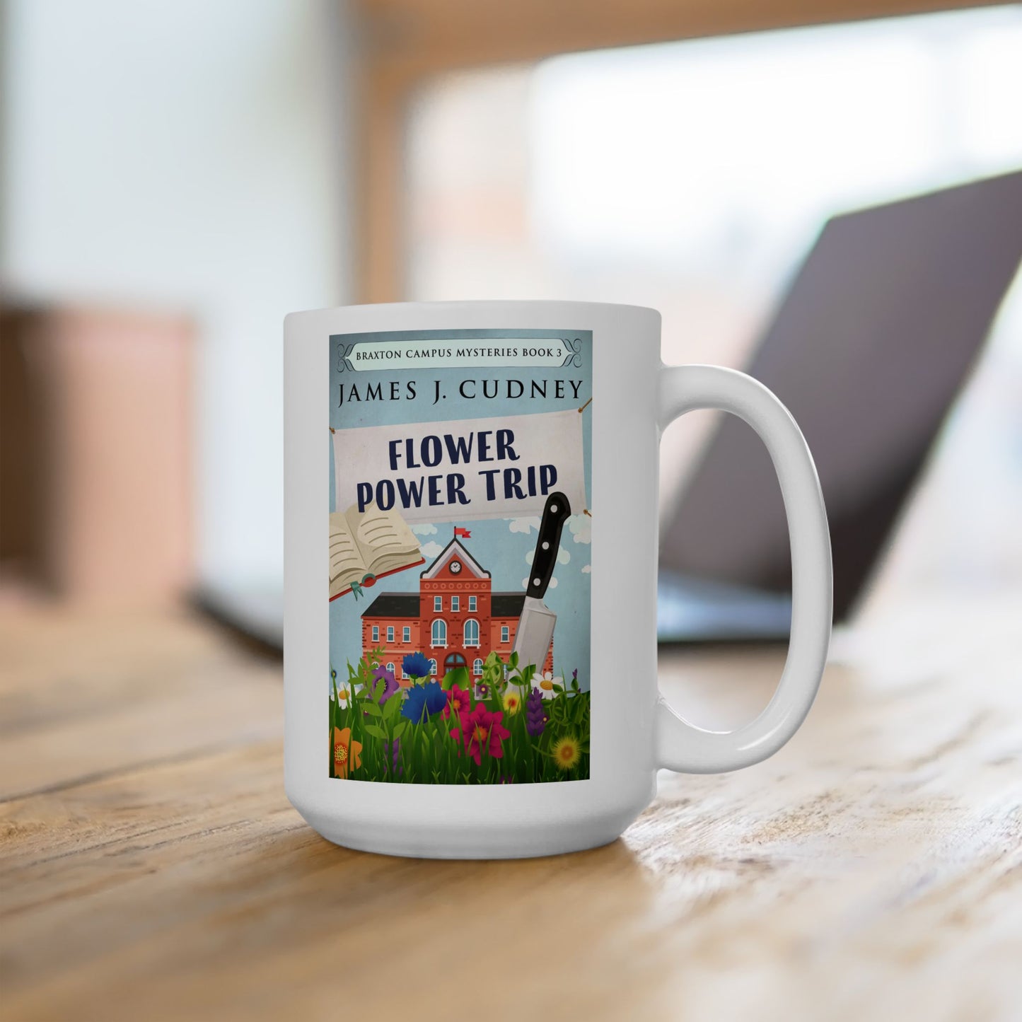 Flower Power Trip - White Coffee Mug